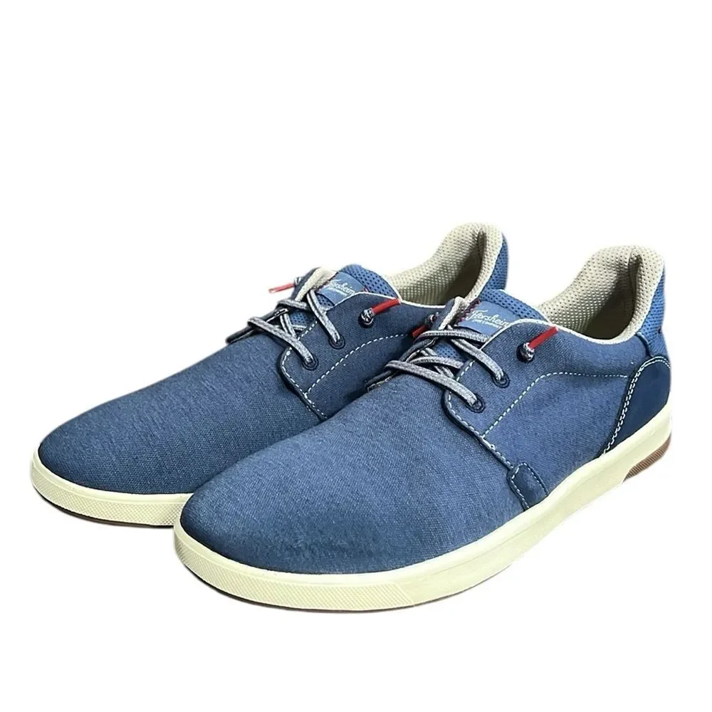 New Florsheim Crossover Canvas Elastic Lace Slip-On Sneaker Men’s size 10M Navy